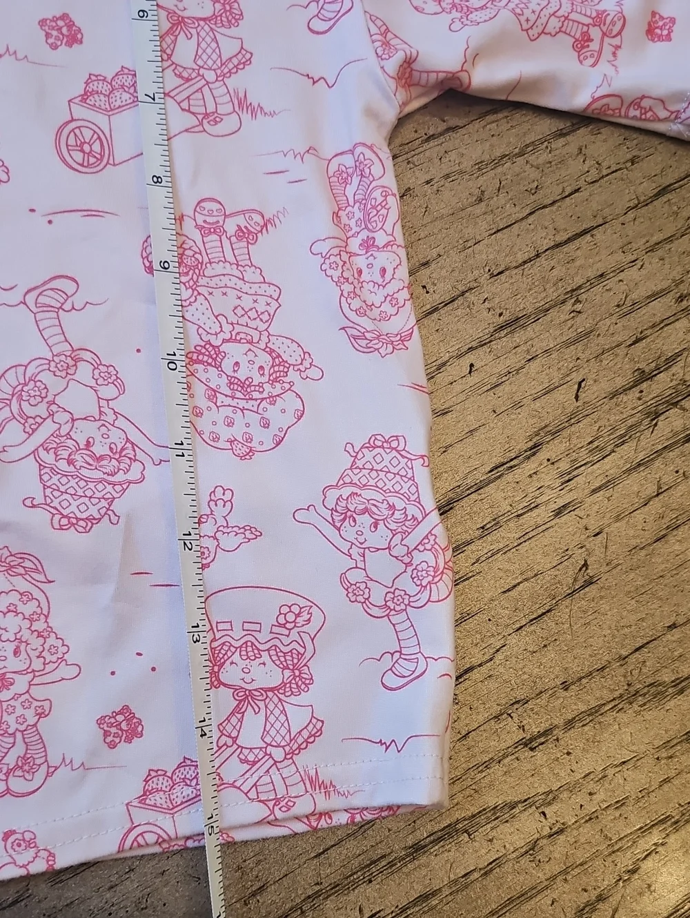 Strawberry Shortcake Pj Top Size M 7/8